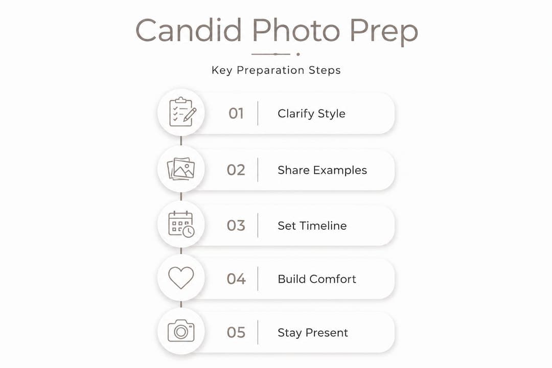 How to Prepare for Candid Wedding Photos