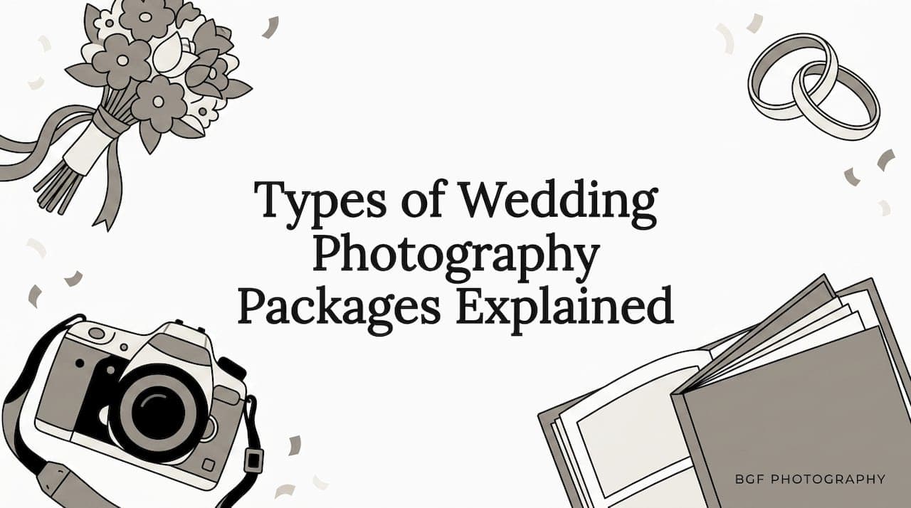 Types of Wedding Photography Packages Explained