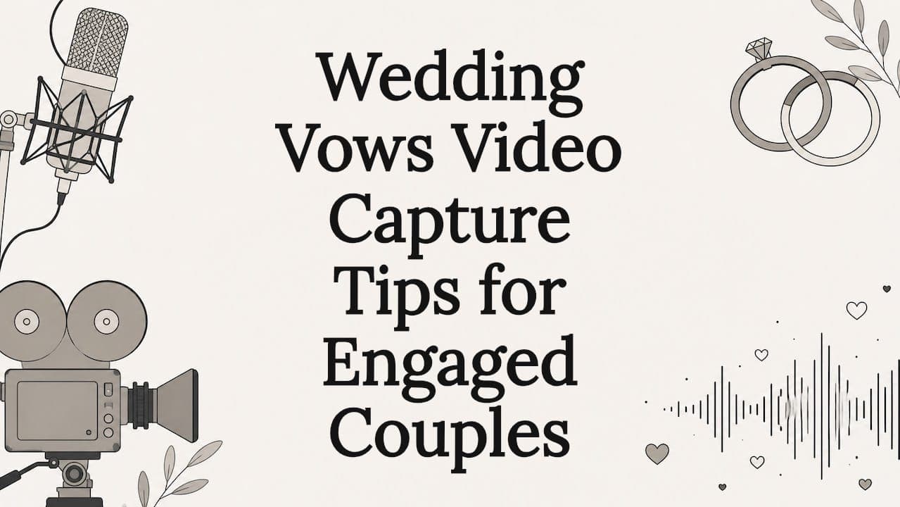 Wedding Vows Video Capture Tips for Engaged Couples