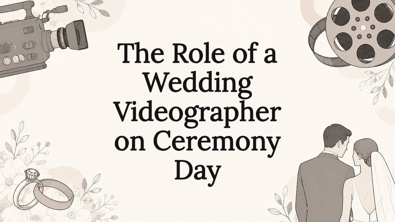 The Role of a Wedding Videographer on Ceremony Day