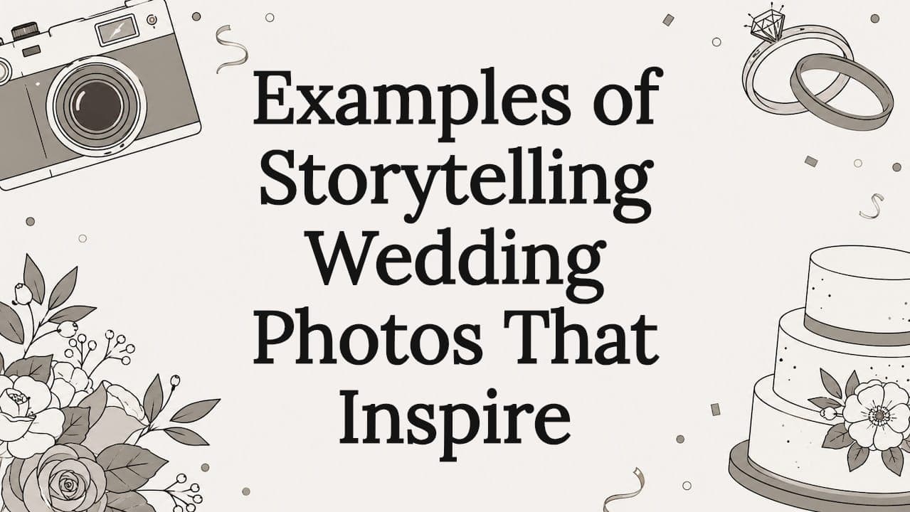 Examples of Storytelling Wedding Photos That Inspire