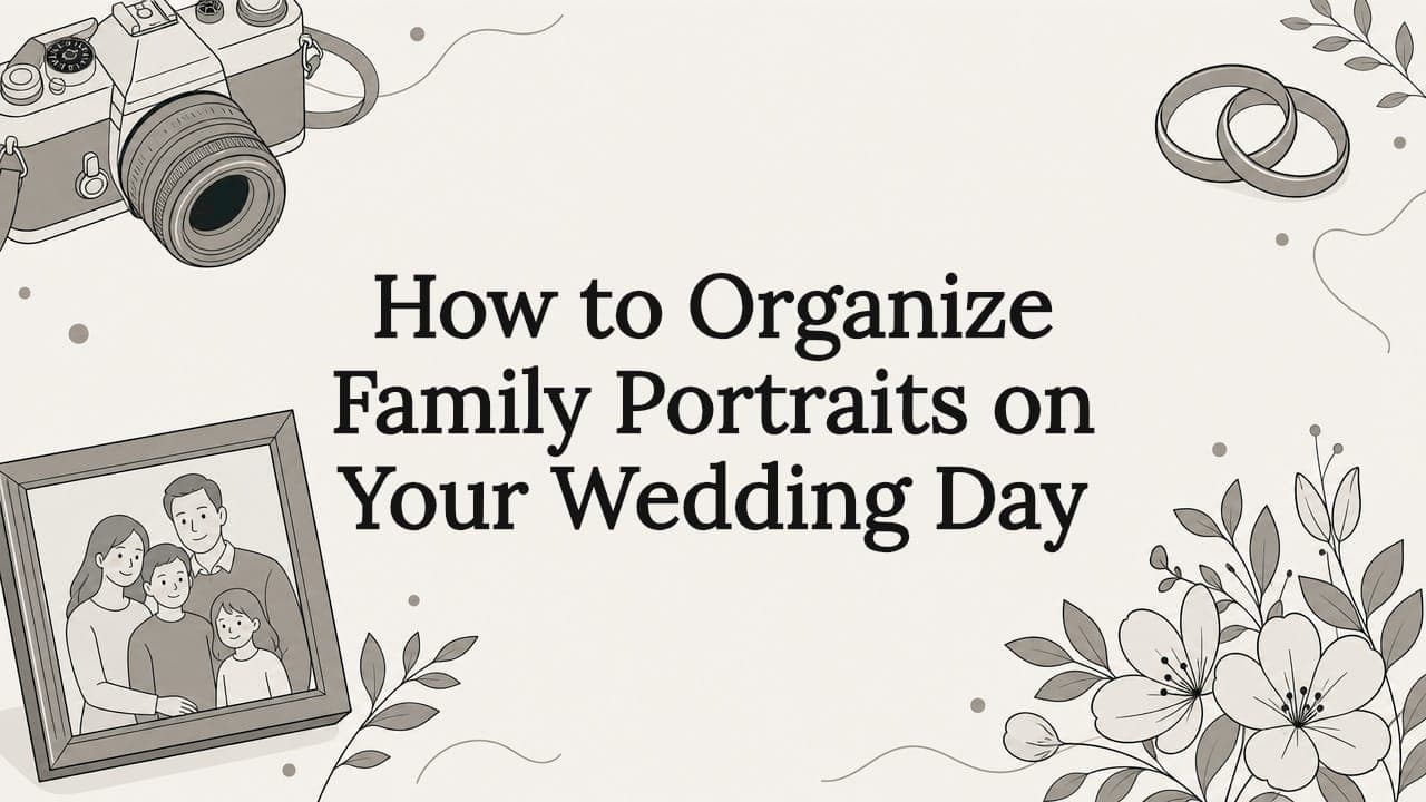How to Organize Family Portraits on Your Wedding Day