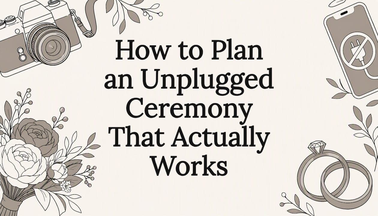 How to Plan an Unplugged Ceremony That Actually Works