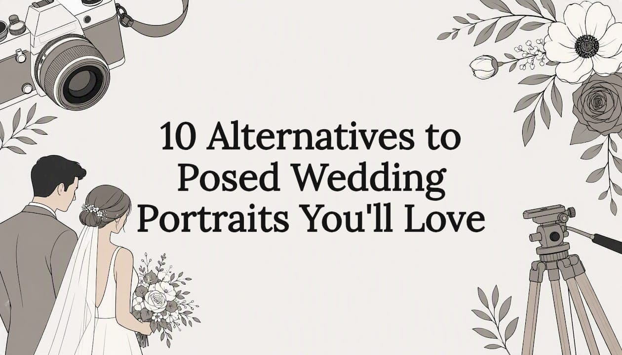 10 Alternatives to Posed Wedding Portraits You'll Love