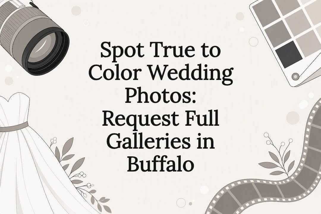 Spot True to Color Wedding Photos: Request Full Galleries in Buffalo