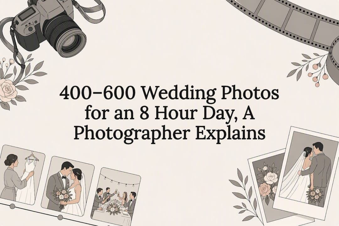 400–600 Wedding Photos for an 8 Hour Day, A Photographer Explains
