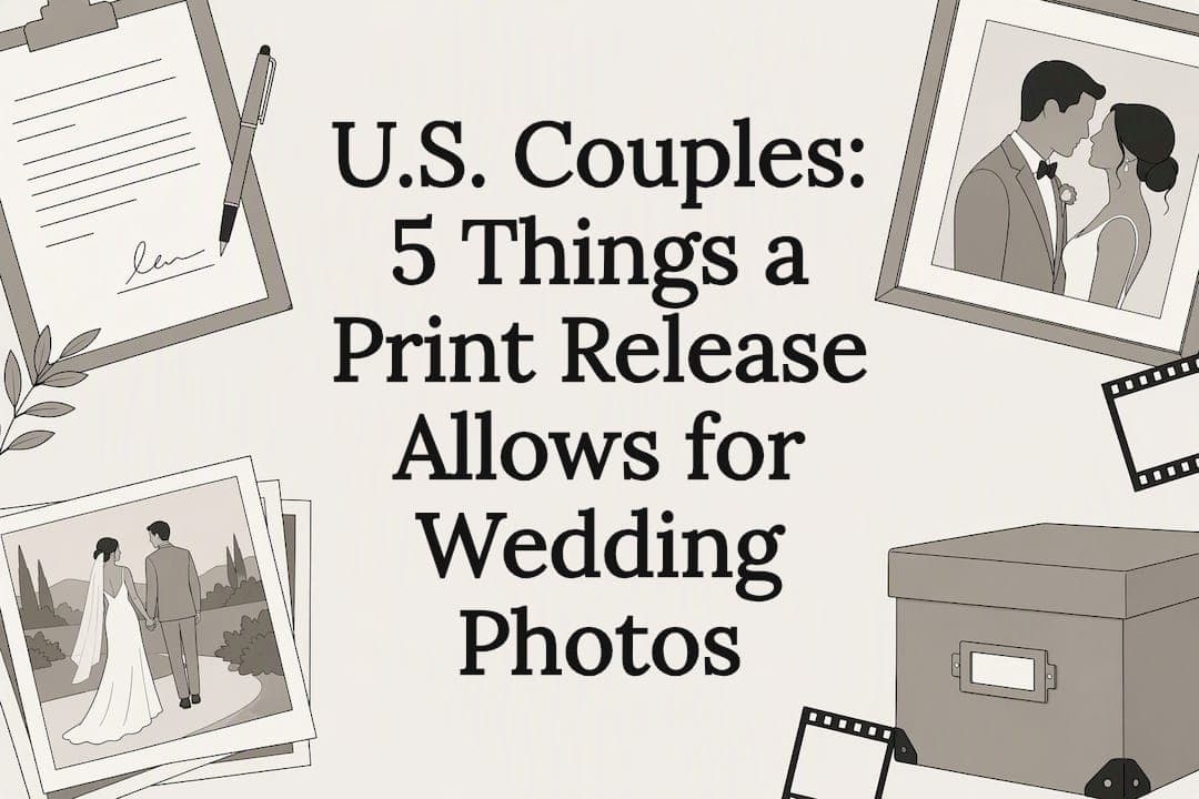 U.S. Couples: 5 Things a Print Release Allows for Wedding Photos