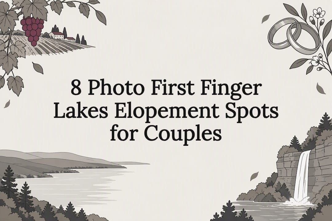8 Photo First Finger Lakes Elopement Spots for Couples