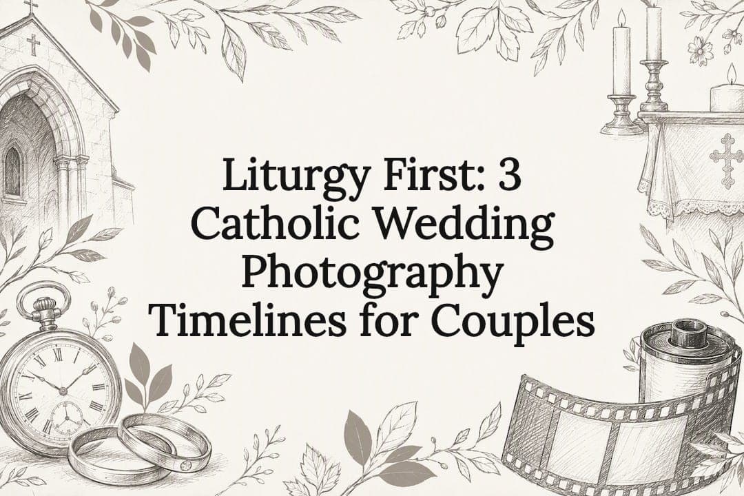 Liturgy First: 3 Catholic Wedding Photography Timelines for Couples