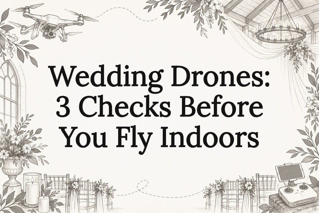 Wedding Drones: 3 Checks Before You Fly Indoors