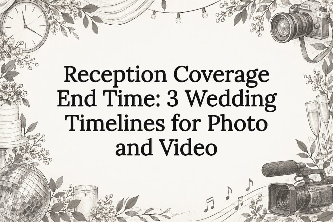 Reception Coverage End Time: 3 Wedding Timelines for Photo and Video