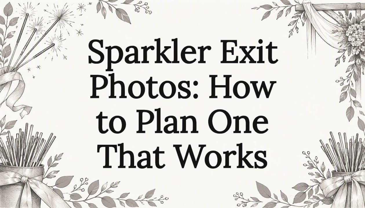Sparkler Exit Photos: How to Plan One That Works