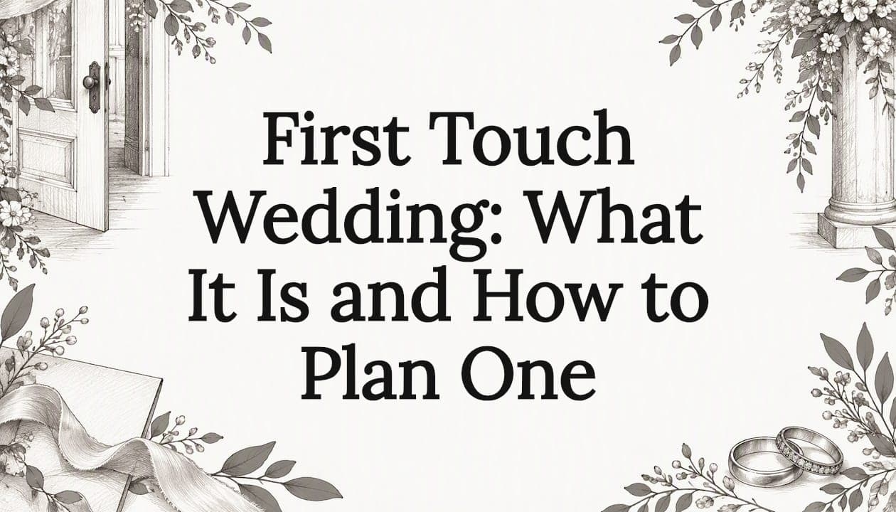 First Touch Wedding: What It Is and How to Plan One