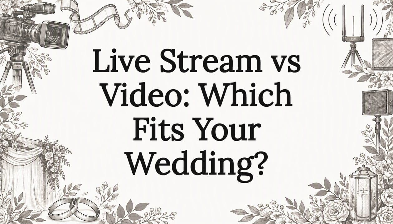 Live Stream vs Video: Which Fits Your Wedding?